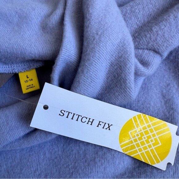 Rumi + Ryder The Funnel Neck Pullover in Light Purple - L - Picture 5 of 7